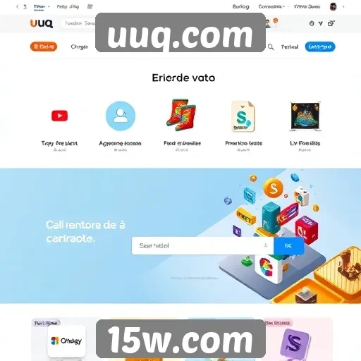 Análise da interface de usuário do site uuq.com